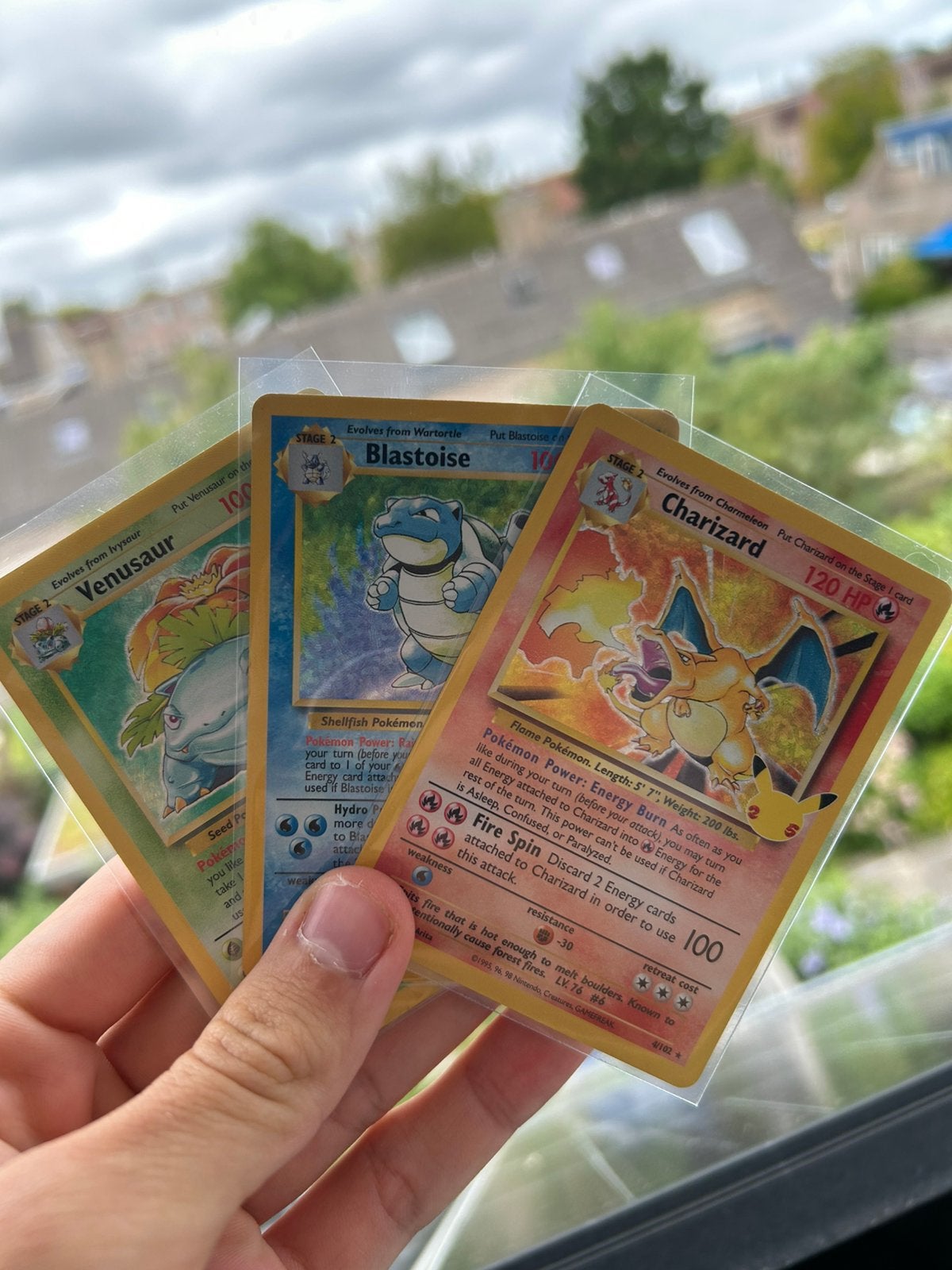 Venusaur Blastoise Charizard Celebrations set, Verzenden, Nieuw, Meerdere kaarten, Foil