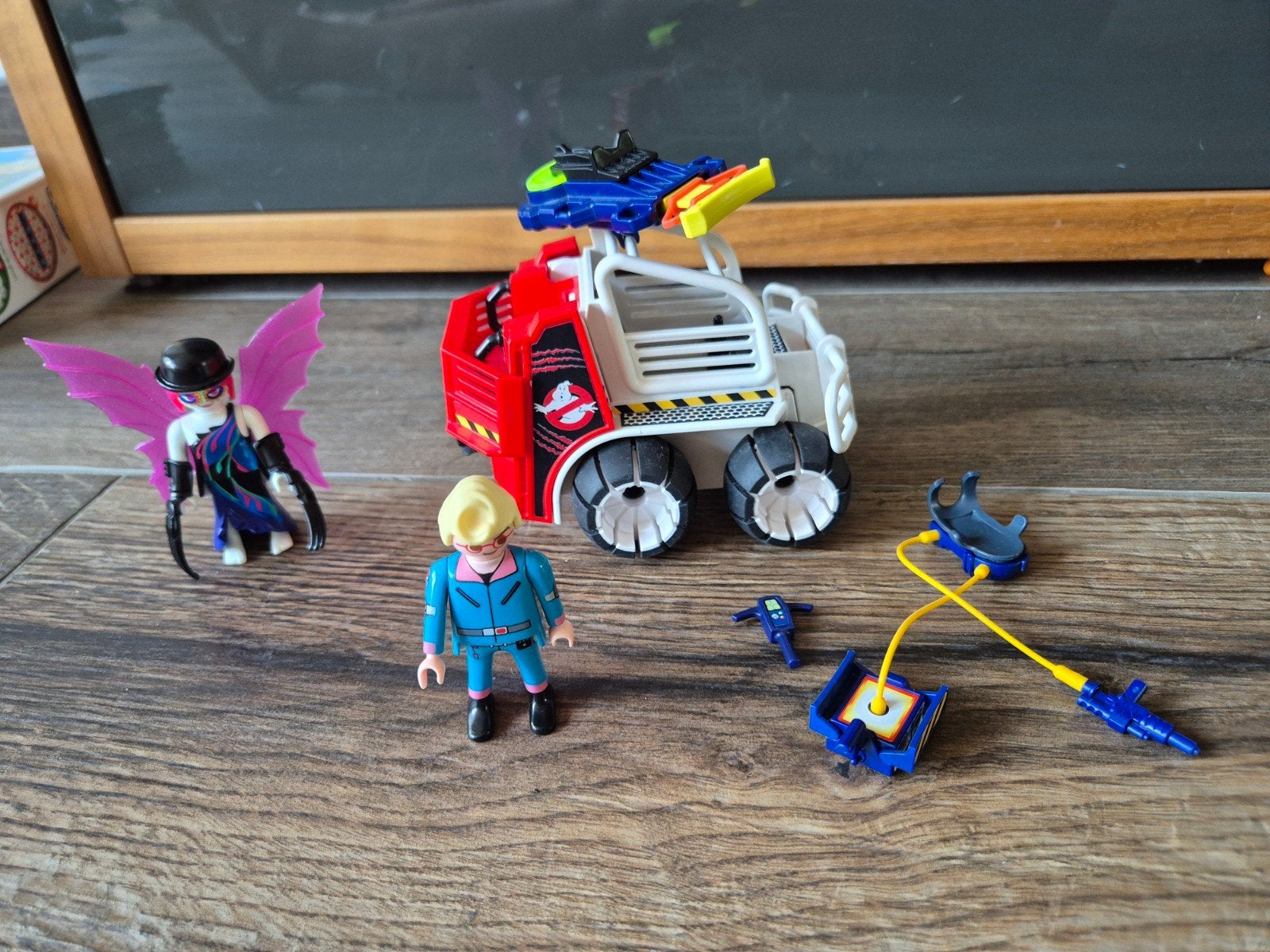 Playmobil Ghostbusters voertuig met figuur en accessoires, Ophalen of Verzenden, Gebruikt, Complete set, Voertuig