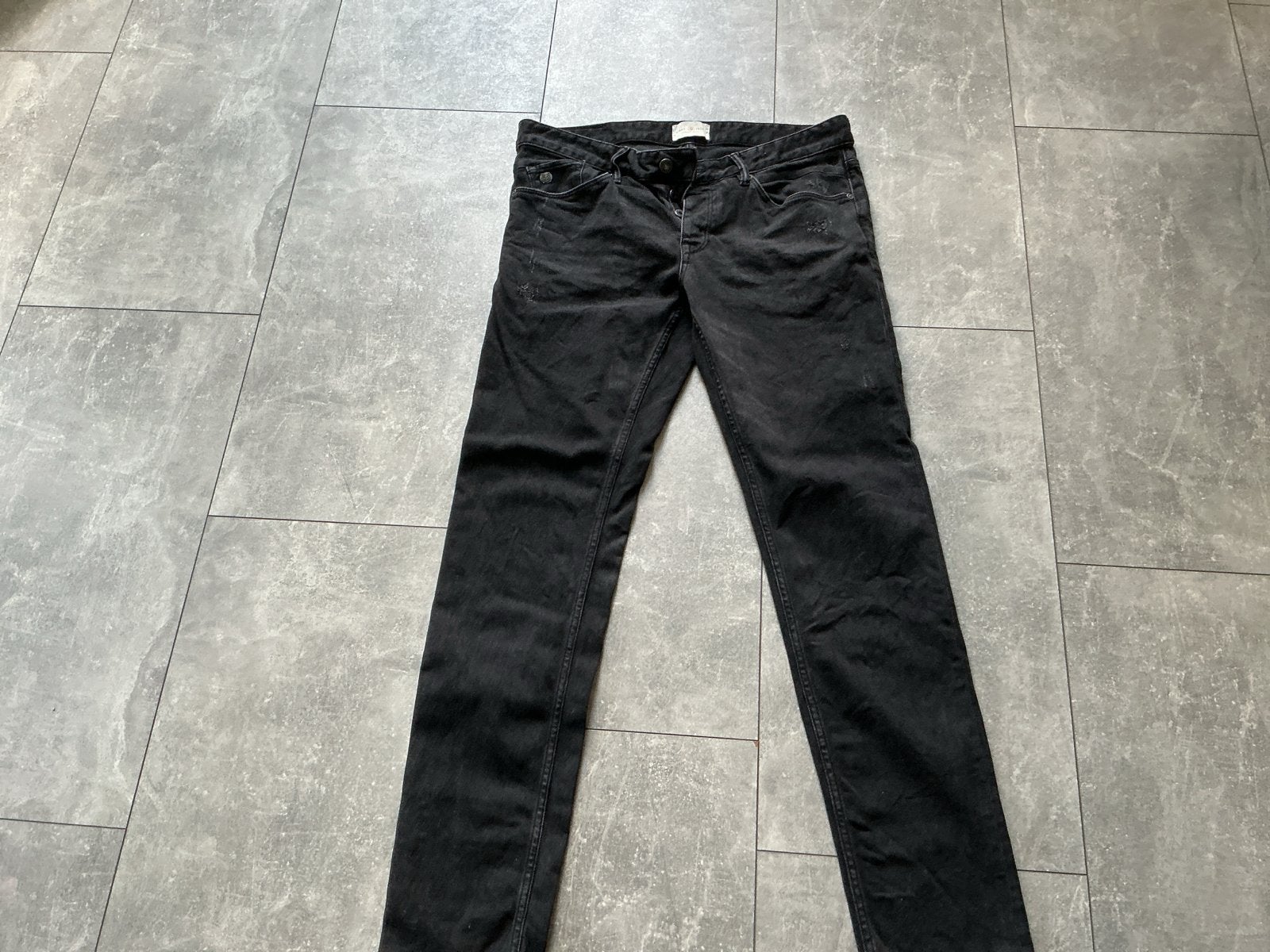 Cast Iron Riser Slim Fit Jeans W36 L32, Ophalen of Verzenden, Gedragen, Zwart, W36 - W38 (confectie 52/54)