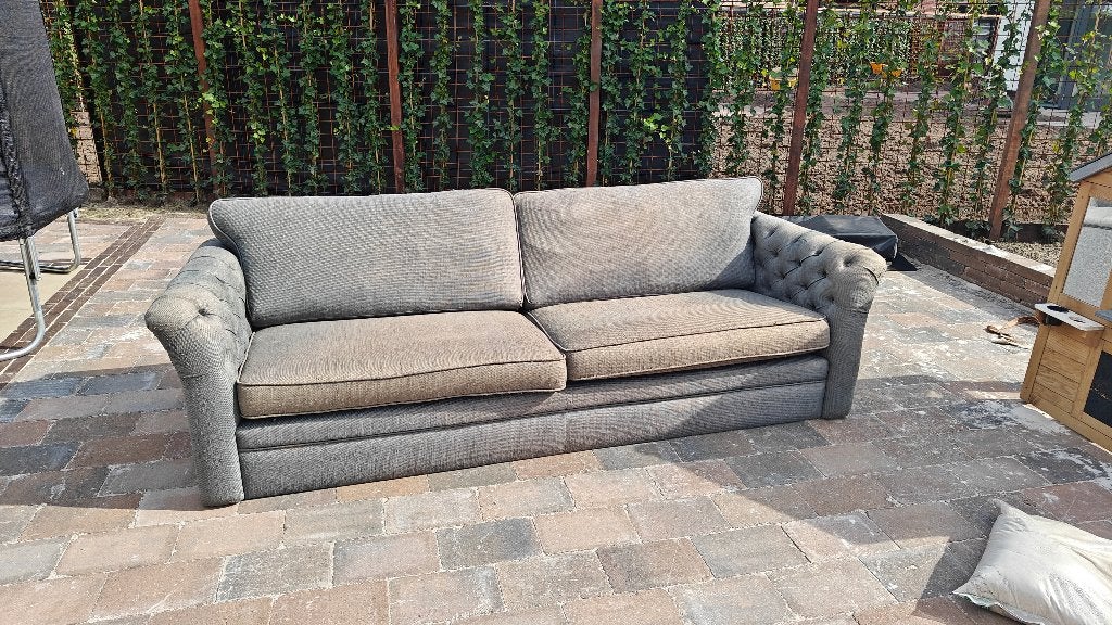 Bank 240 breed gratis ophalen, Ophalen of Verzenden, Gebruikt, Driepersoons, 200 tot 250 cm