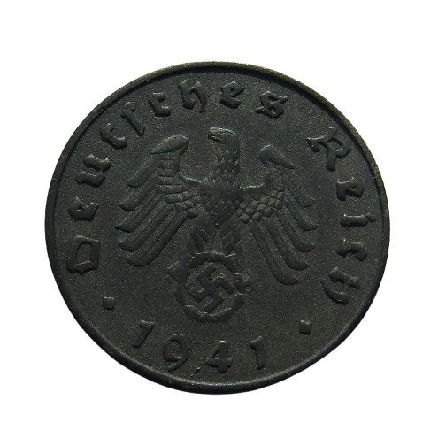 ** Duitse 10 Reichspfennig munt uit 1941-E **  ZINK *, Verzenden, Duitsland, Losse munt