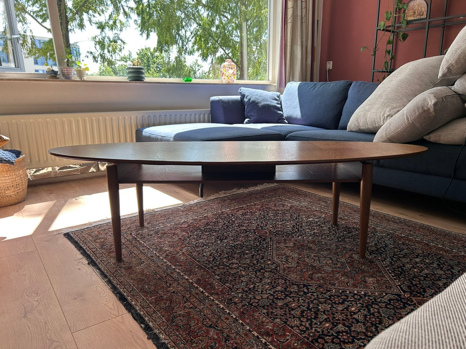 IKEA Stockholm salontafel, Ophalen, 100 tot 150 cm, 50 tot 100 cm, Zo goed als nieuw