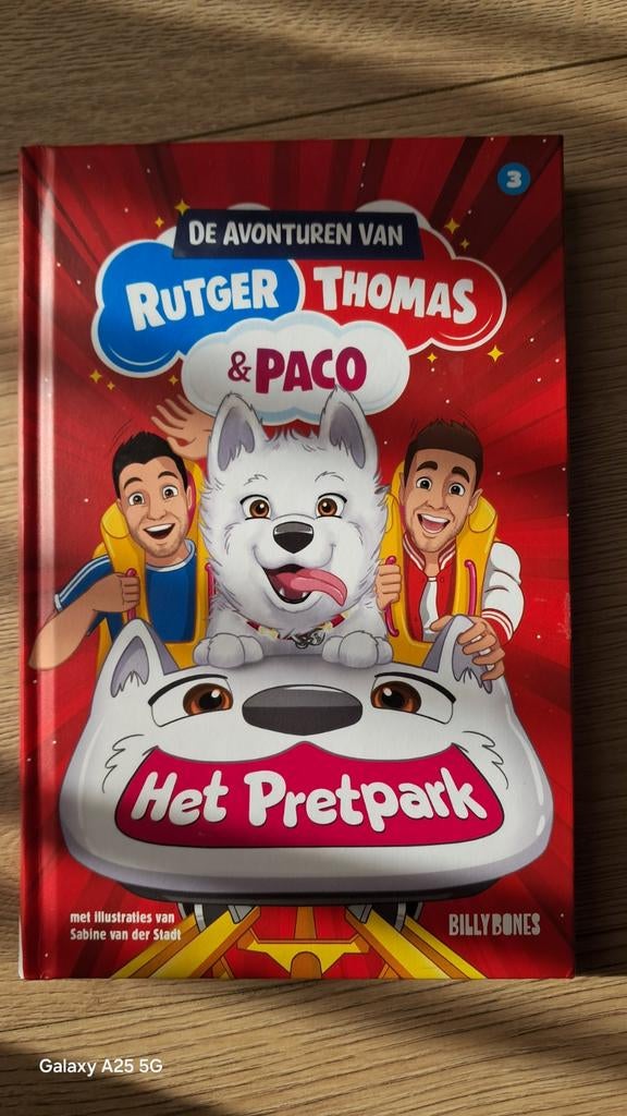 De Avonturen van Rutger, Thomas & Paco: Het Pretpark (ZGAN), Ophalen of Verzenden, Zo goed als nieuw, Rutger Vink, Thomas van Grinsven