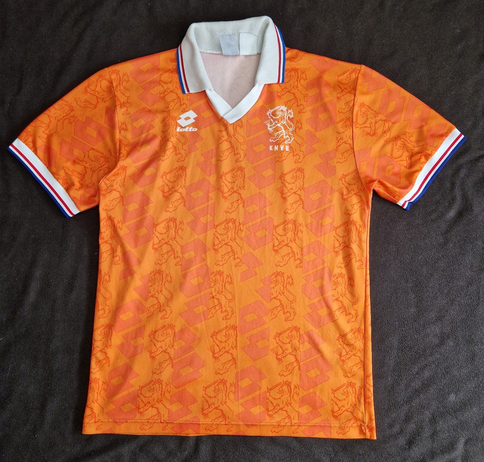 Nederlands elftal USA 1992 KNVB Oranje shirt L, Oranje, Ophalen of Verzenden, Voetbal, Gedragen