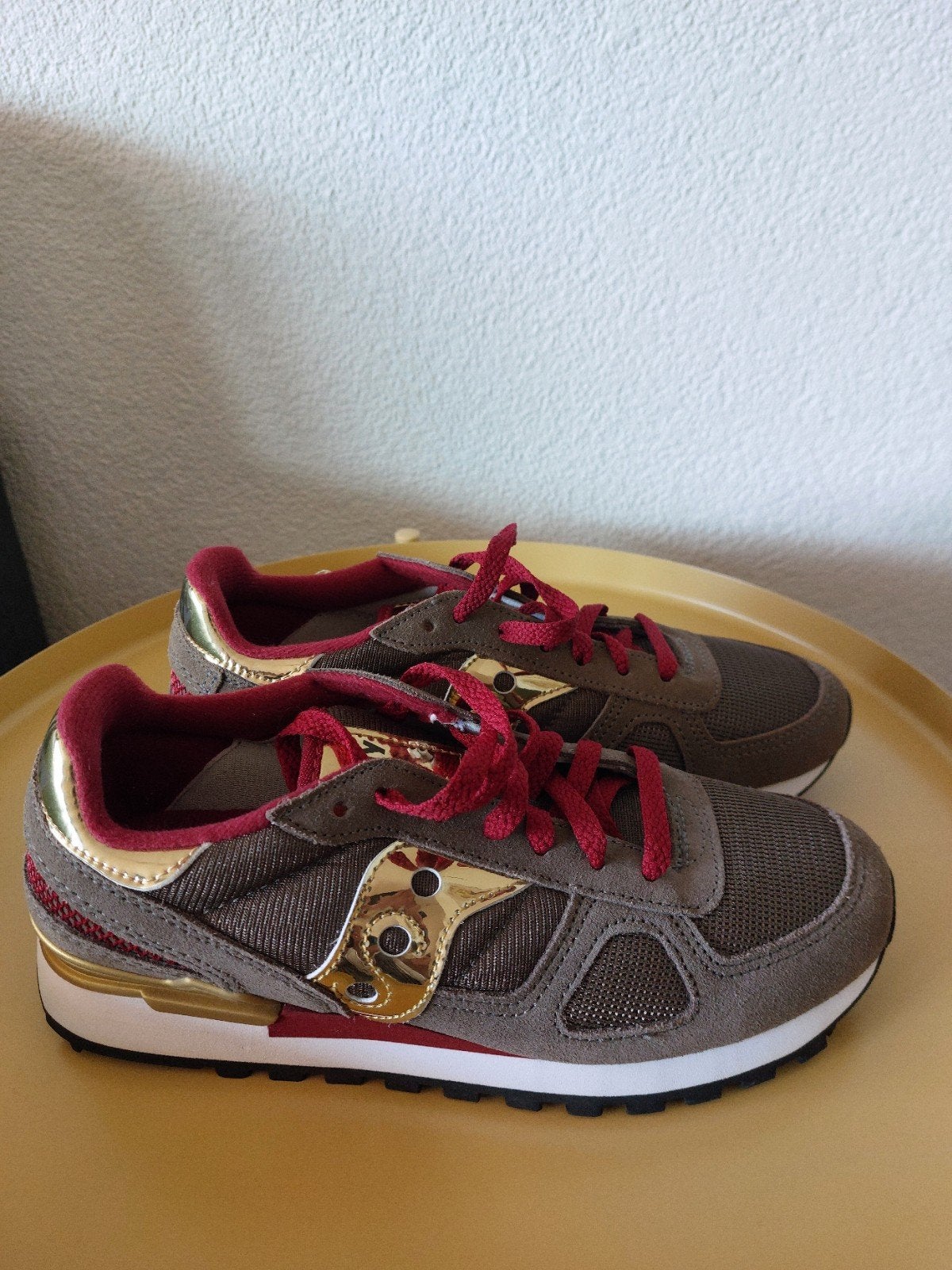 NIEUWE SAUCONY SHADOW SNEAKERS maat 40 MET GROOT DRAAGCOMFOR, Bruin, SAUCONY, Nieuw, Ophalen of Verzenden