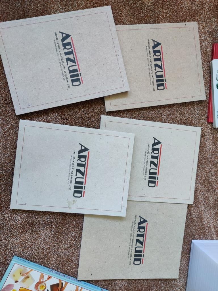 5 ArtZuid catalogussen met veel info over kunstenaars, Ophalen of Verzenden, Zo goed als nieuw, Overige onderwerpen