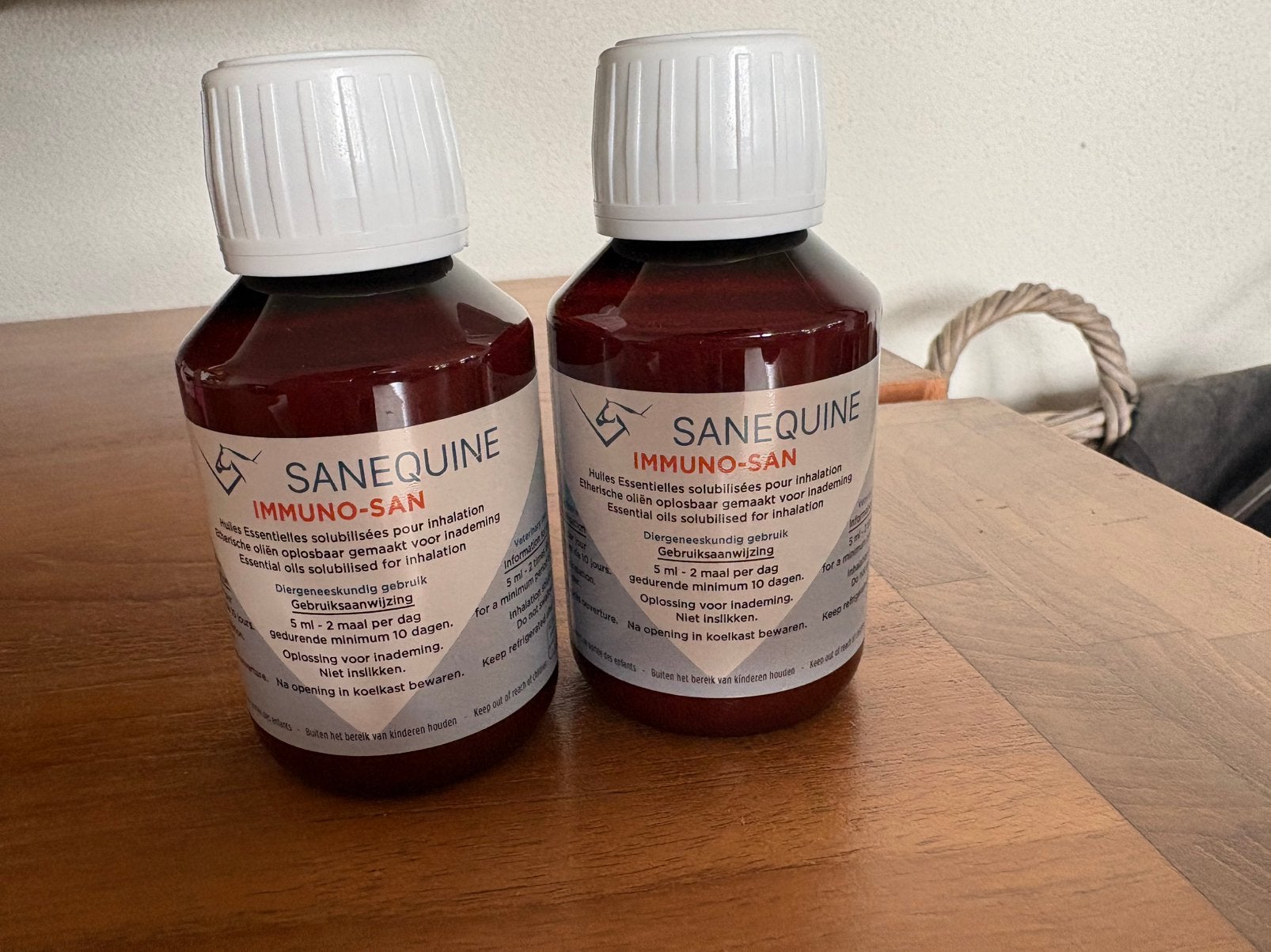 Imunosan sanequine paard, Ophalen, Nieuw