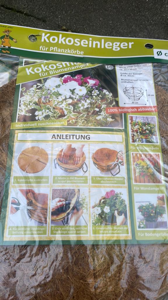 NIEUW KOKOS INLEG VEL VOOR PLANTENBAKKEN, Kunststof, Rond, Nieuw, Ophalen of Verzenden