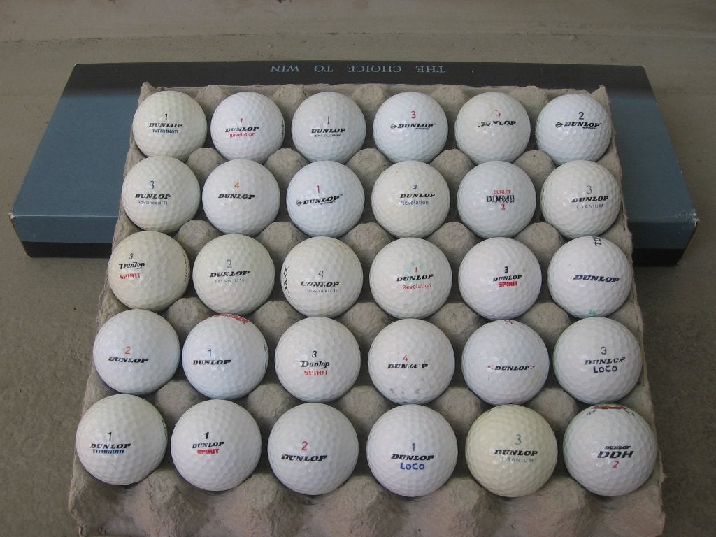 Golfballen....Dunlop / Top Flite, Ophalen, Gebruikt, Bal(len), Overige merken