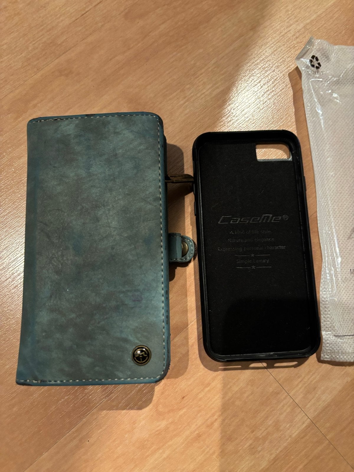 CaseMe Wallet Hoesje voor iPhone 7/8/SE (2020/2022) - Groen, Telecommunicatie, Mobiele telefoons | Hoesjes en Frontjes | Apple iPhone