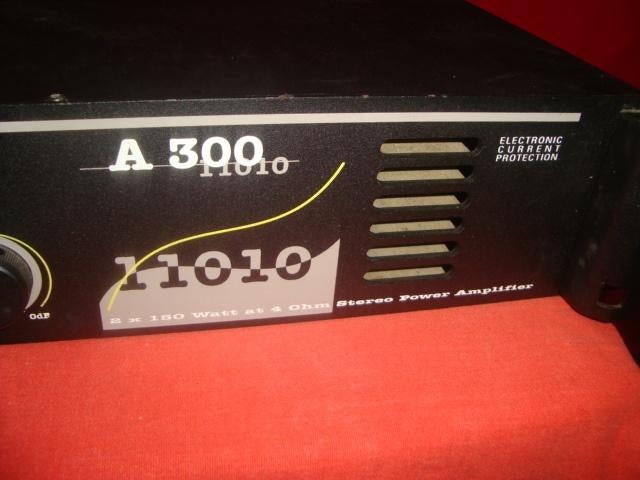 Gebruikt: JB Systems A300 PA versterker, 20250372, Mteurope@outlook.com, JB SYSTEMS, MTE, Gebruikt
