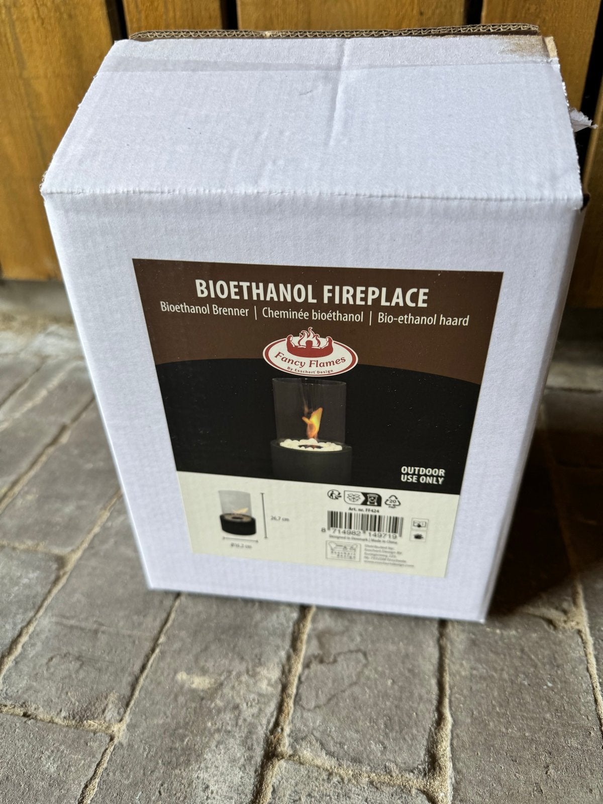 Fancy Flames Bioethanol Fireplace - Nieuw in doos, Huis en Inrichting, Ophalen, Nieuw, Vrijstaande haard, Overige soorten