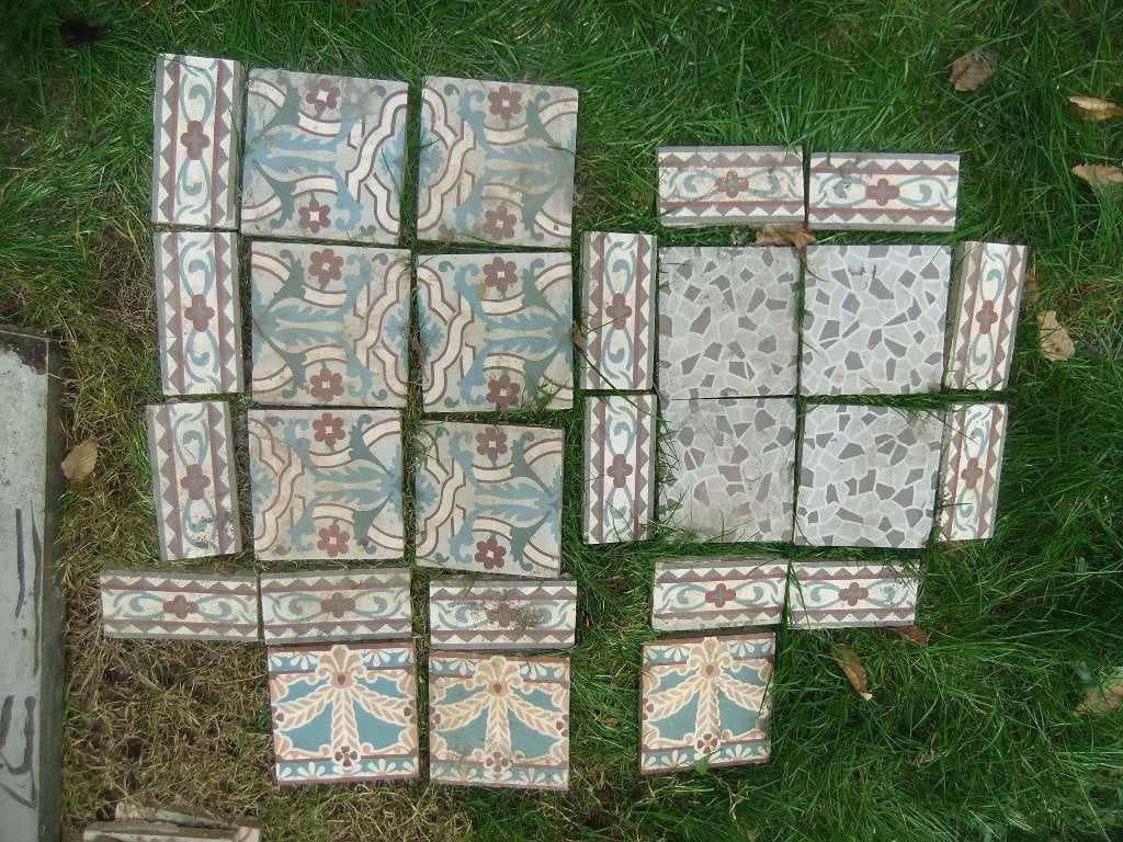 Antieke vloertegels, Antiek en Kunst, Ophalen