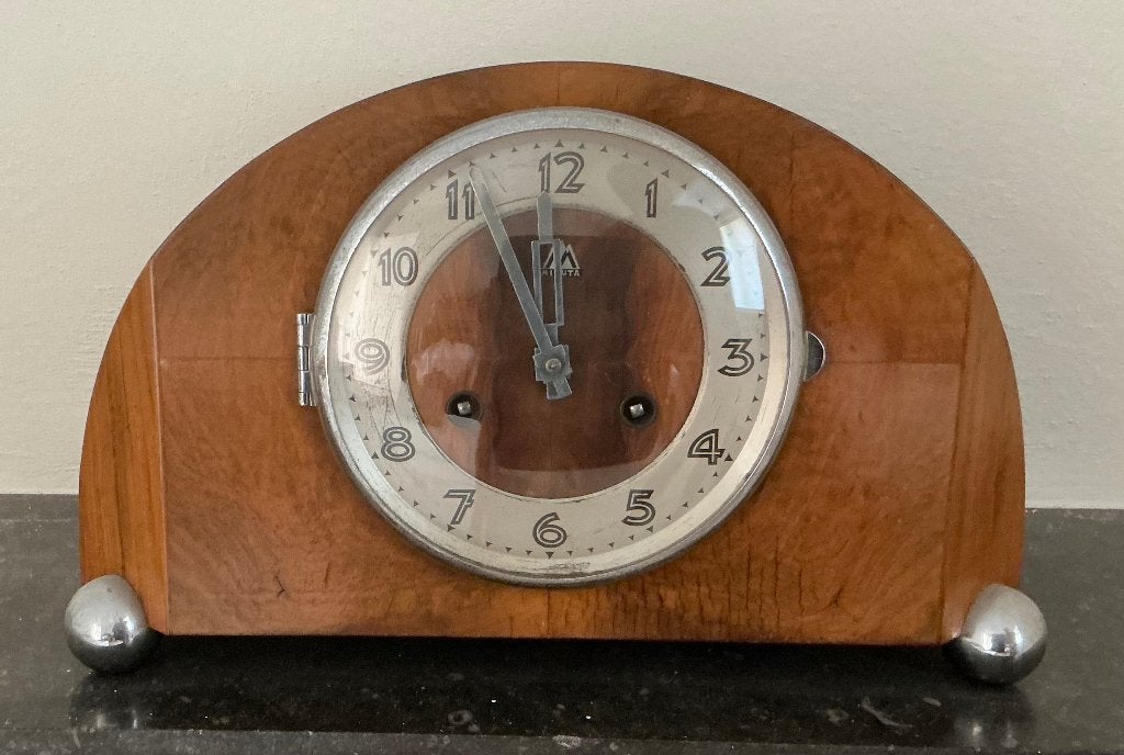 Pendule  art deco, jaren 40 /50, Antiek en Kunst, Ophalen