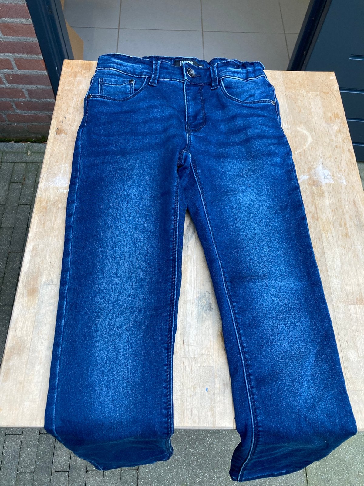 Europe Kids skinny spijkerbroek maat 146 (2x), Ophalen of Verzenden, Zo goed als nieuw, Jongen, Broek