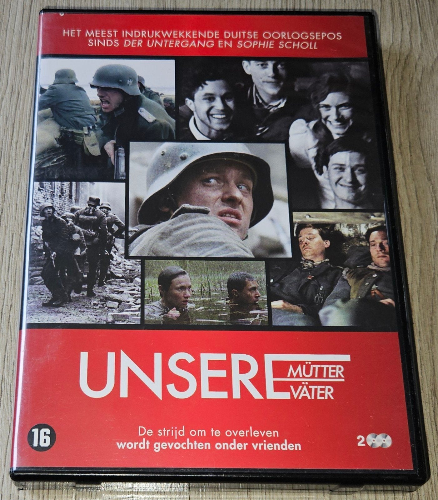 Unsere Mütter, Unsere Väter - Oorlogsdrama (DVD), Cd's en Dvd's, Gebruikt, Vanaf 16 jaar, Nederlands, Duits