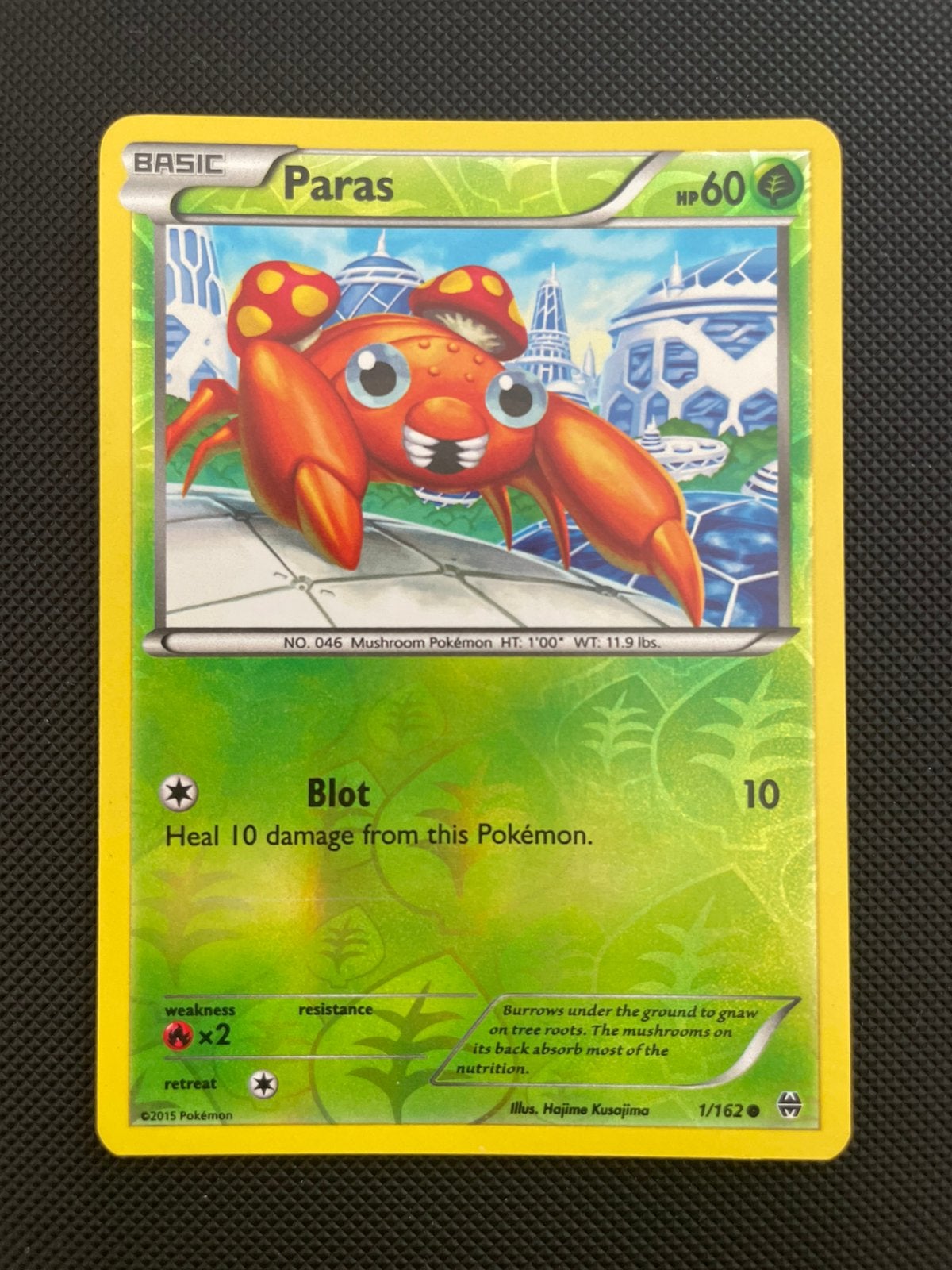 Paras 1/162 Reverse Holo XY Breakthrough, Ophalen of Verzenden, Zo goed als nieuw