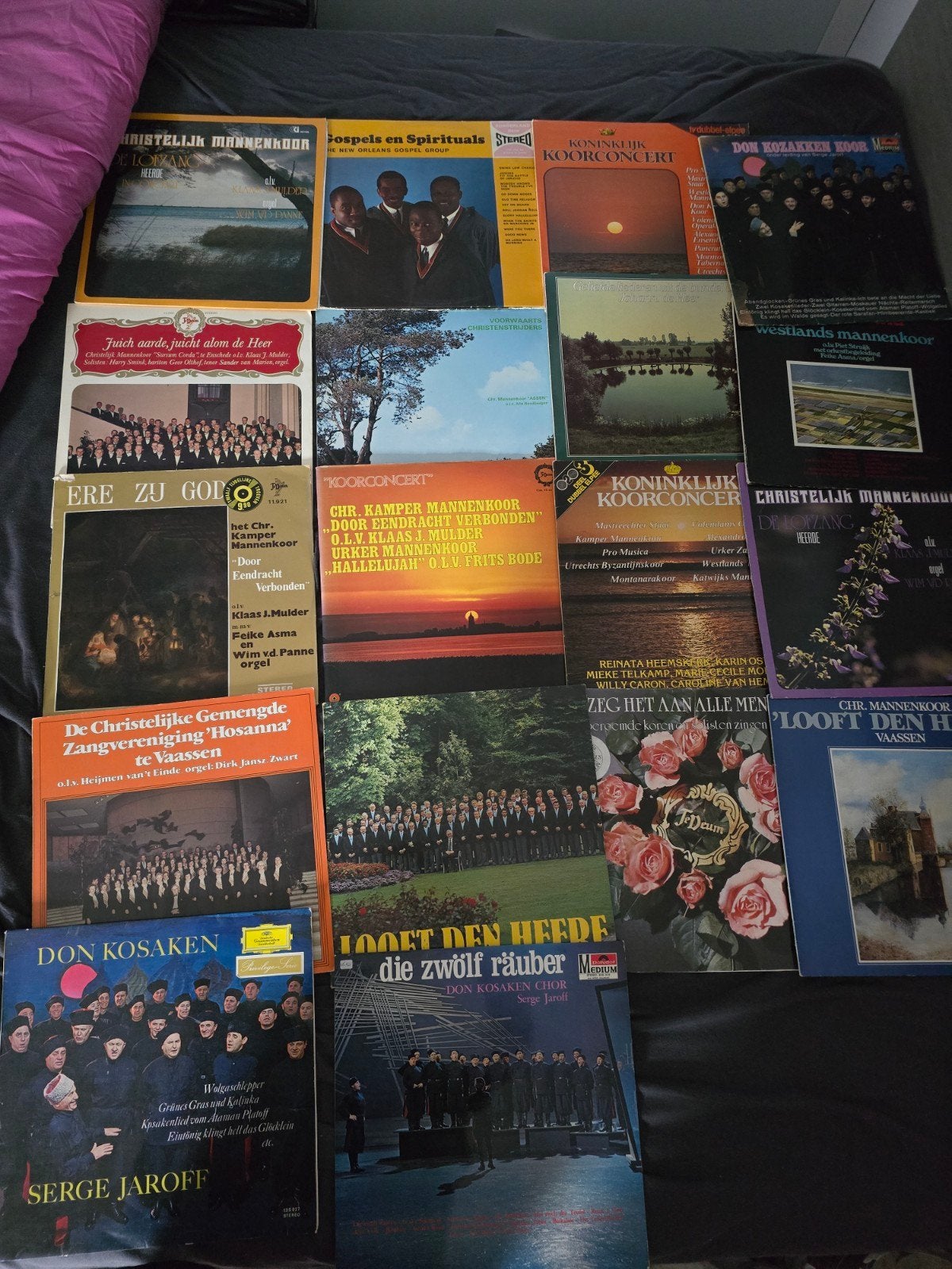 Diverse koren en geestelijke muziek vinyl LP's, LP, Gebruikt, Overige genres, Ophalen of Verzenden