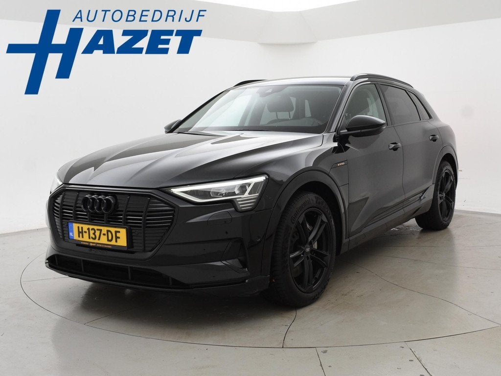 Audi e-tron 50 QUATTRO LAUCH EDITION ALL BLACK PACK + TREKHA, Auto's, Audi, Automaat, Stof, Zwart, Vierwielaandrijving