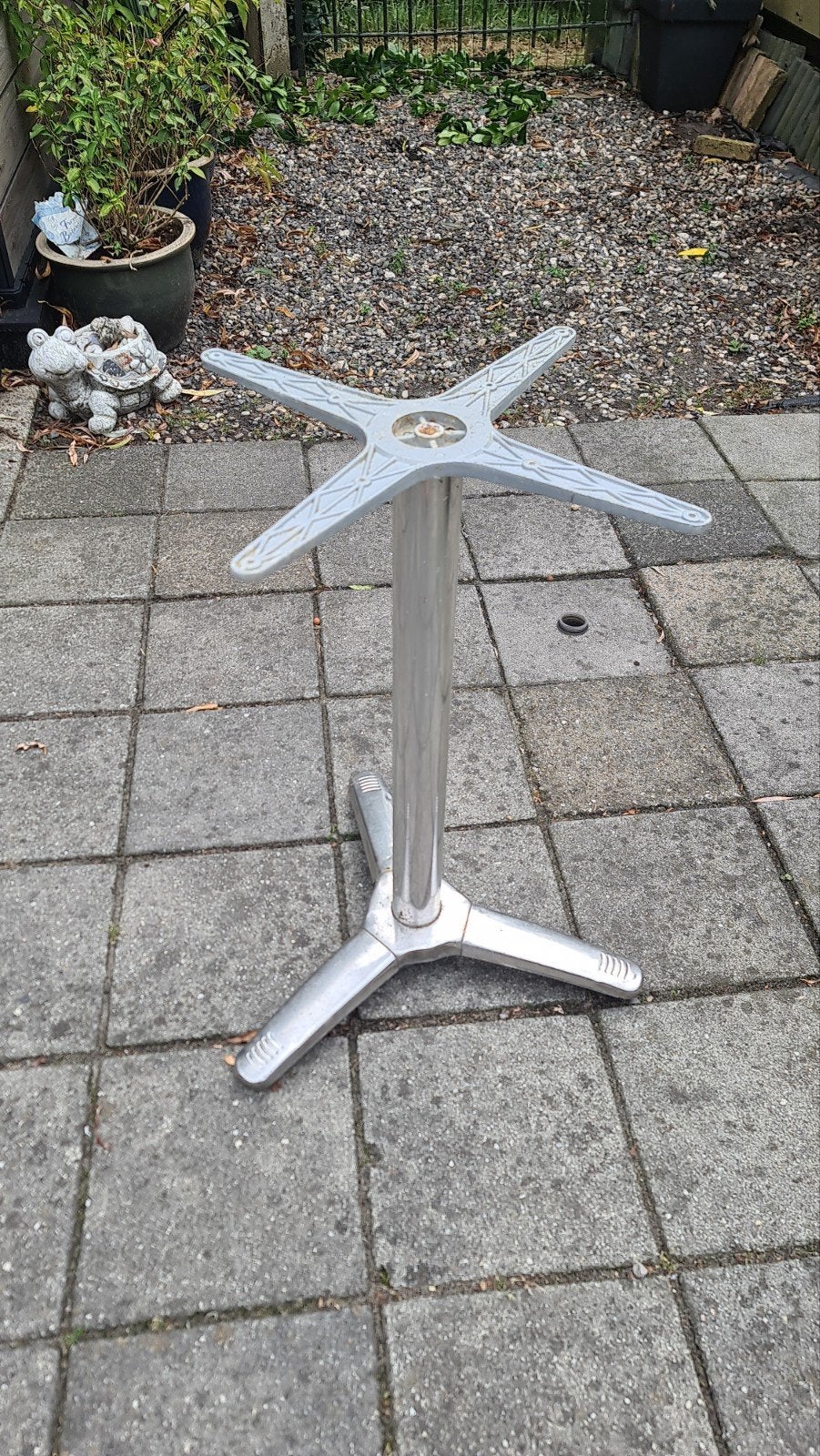 Tafelpoot 70cm hoog, 48cm breed, verzwaard met beton, Ophalen, Tafelpoot, Minder dan 50 cm, Gebruikt