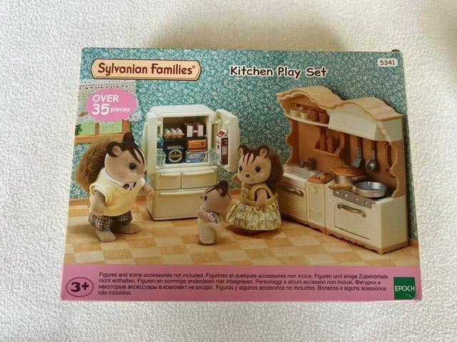 Sylvanian Families keuken met extra ijskast, Ophalen, Zo goed als nieuw, Poppenhuis
