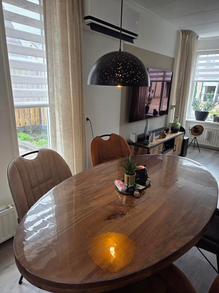 Moderne Lumidora eettafellamp met sterrenpatroon, Ophalen, 50 tot 75 cm, Zo goed als nieuw, Modern, Sfeervol, Sterrenpatroon