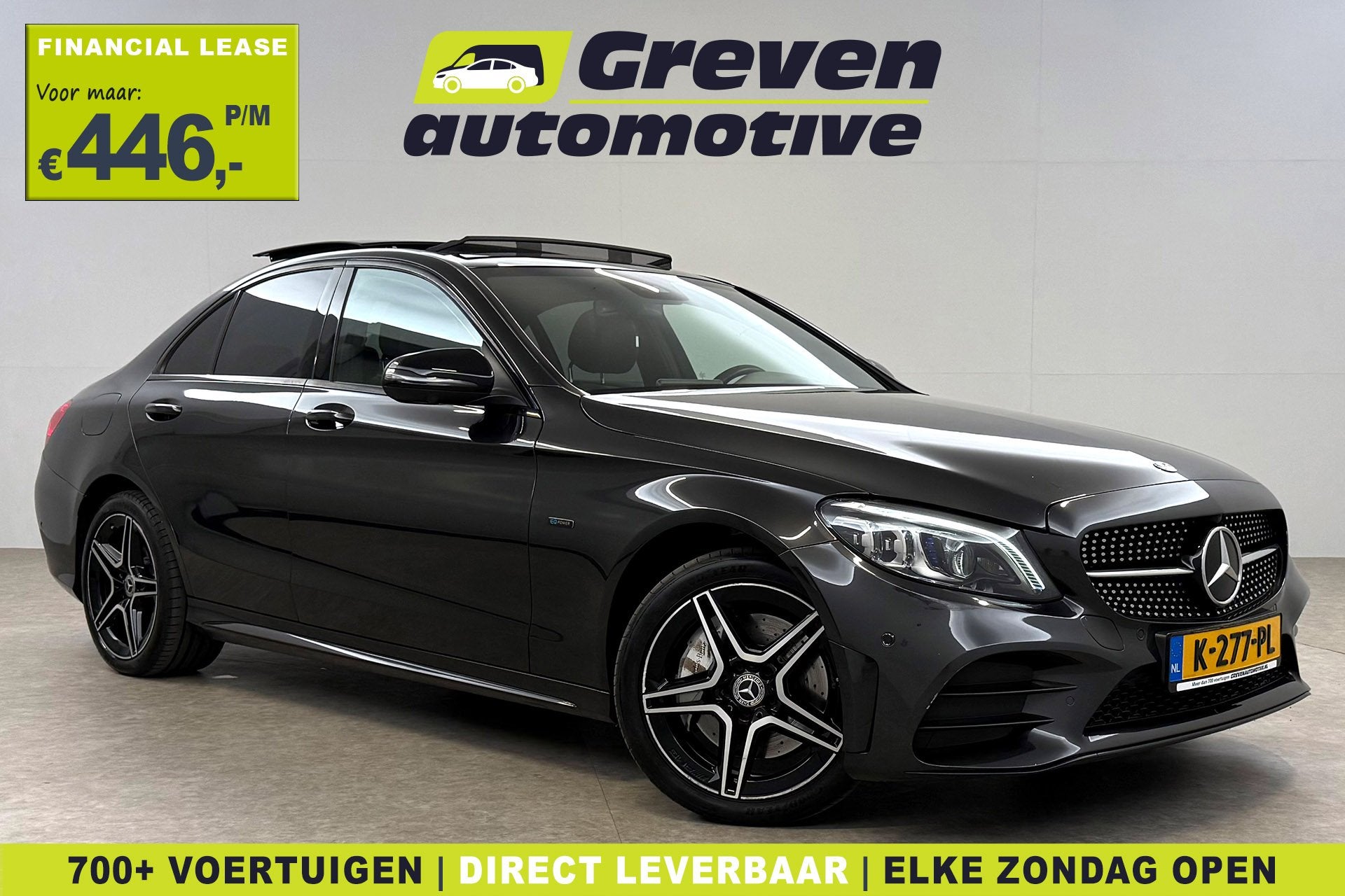 Mercedes-Benz C-Klasse 300 e AMG Limited 320PK | Pano | 360, Auto's, Automaat, Achterwielaandrijving, Euro 6, 320 pk