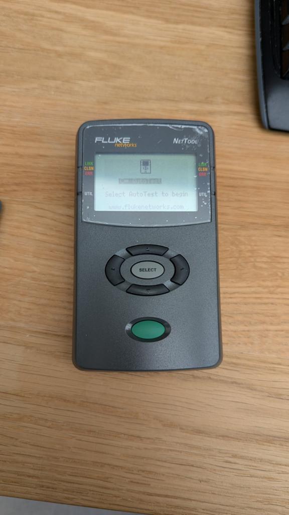 Fluke netwerktester, Ophalen of Verzenden