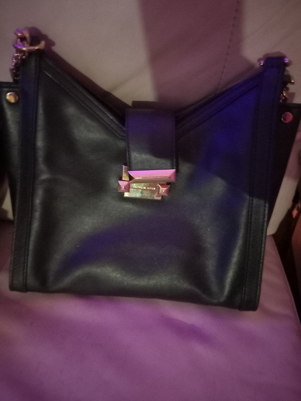 Michael Kors Handtas Zwart, Ophalen of Verzenden, Zo goed als nieuw, Zwart, Handtas