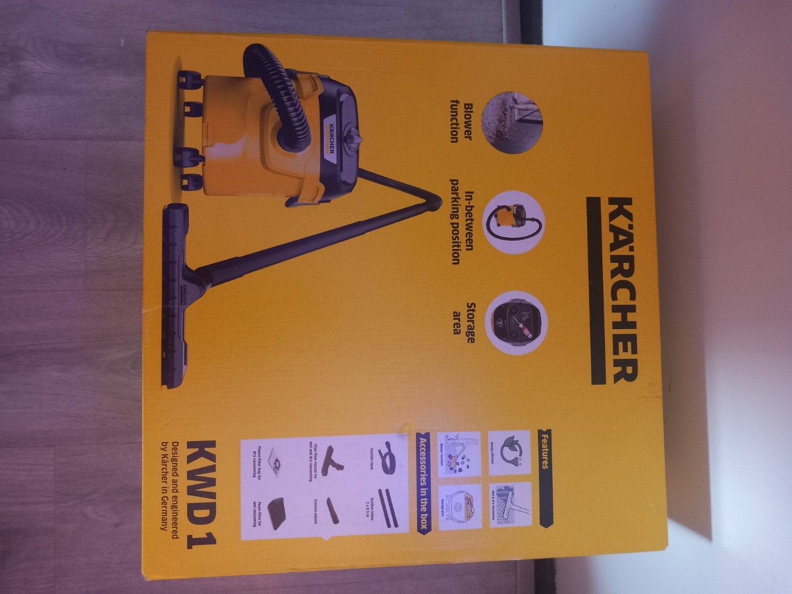 Kärcher KWD 1 Multi-purpose stofzuiger - Nieuw in doos, Kärcher, Nieuw, Ophalen of Verzenden, Industriële stofzuiger