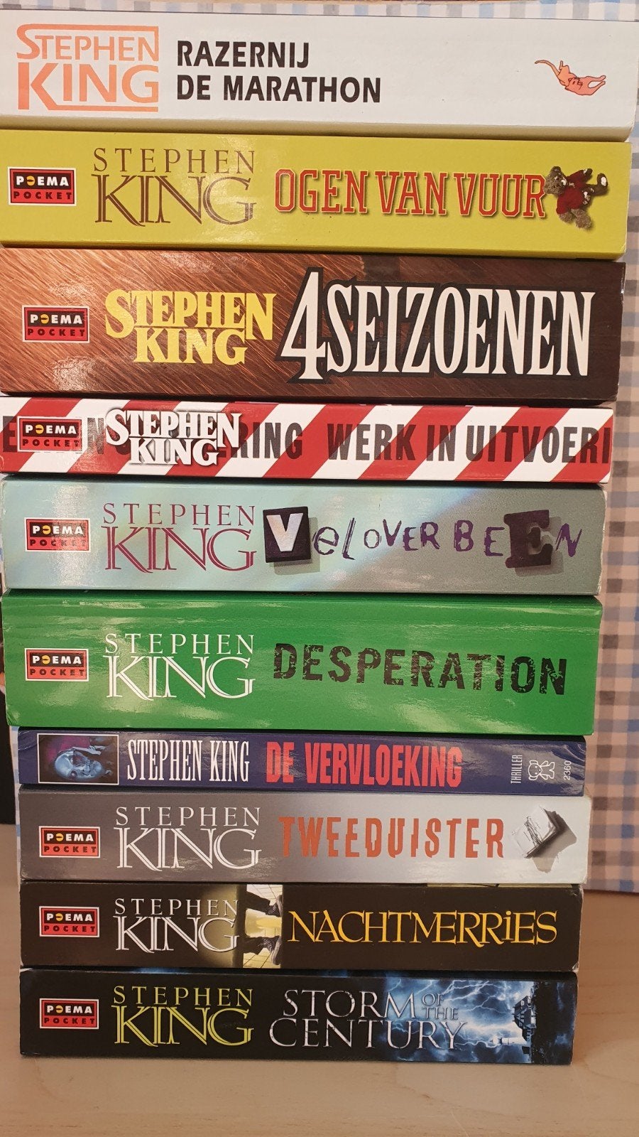 Stephen King Collectie - Pocket Edities per stuk € 5,00, Ophalen of Verzenden, Gelezen, Stephen King, Nederland