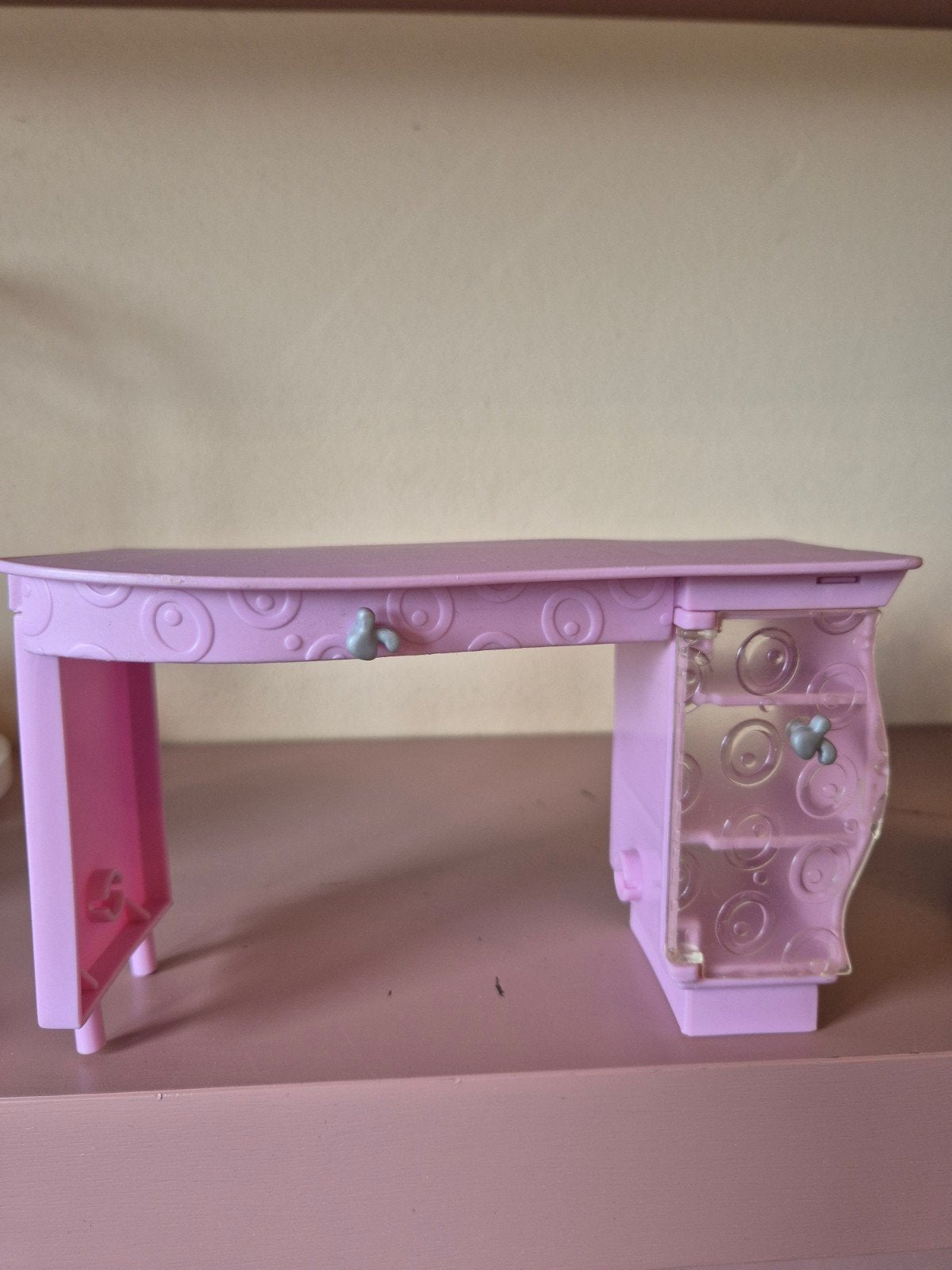 Barbie bureau roze Mattel 2001, Ophalen of Verzenden, Gebruikt, Pop