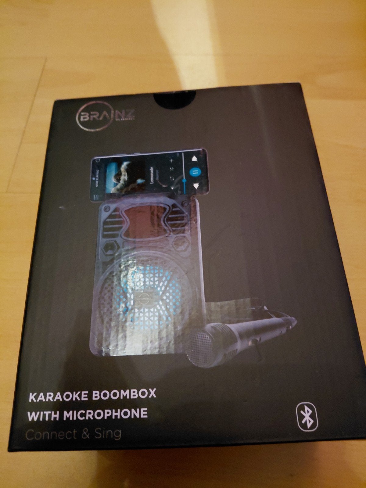 BRAINZ Karaoke Boombox met Microfoon - Nieuw in doos, Ophalen of Verzenden, Nieuw