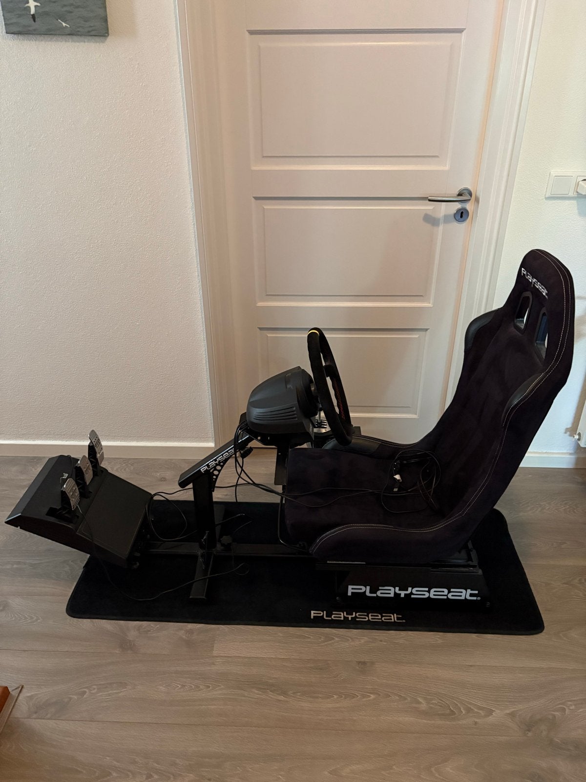 Playseat Evolution met Thrustmaster T150 + T3pa + TH8a, Ophalen, Overige merken, Gebruikt