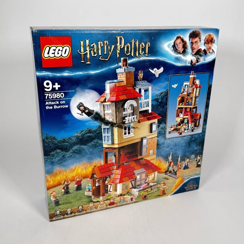 LEGO Harry Potter 75980 Attack on the Burrow – Nieuw, Lego, Ophalen of Verzenden, Complete set, Ongeopend/sealed