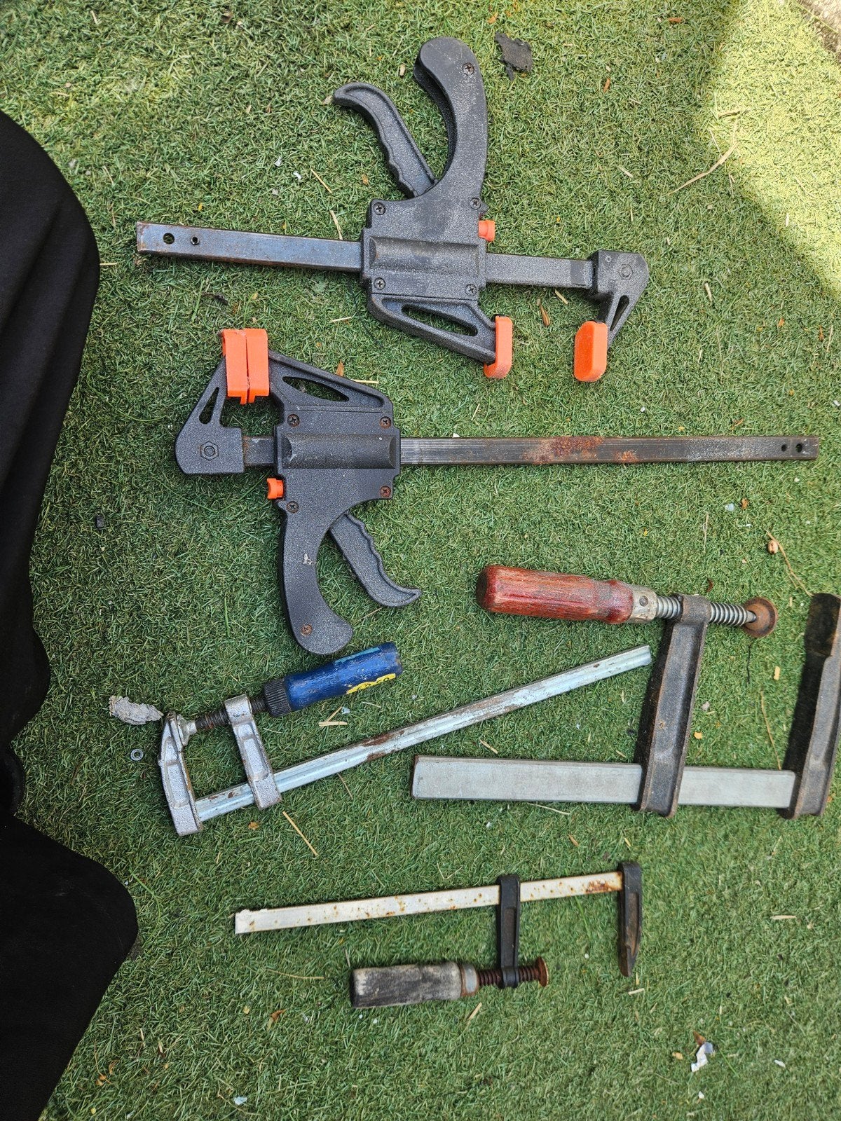 9 stuks diverse klemmen, Ophalen of Verzenden, Gebruikt