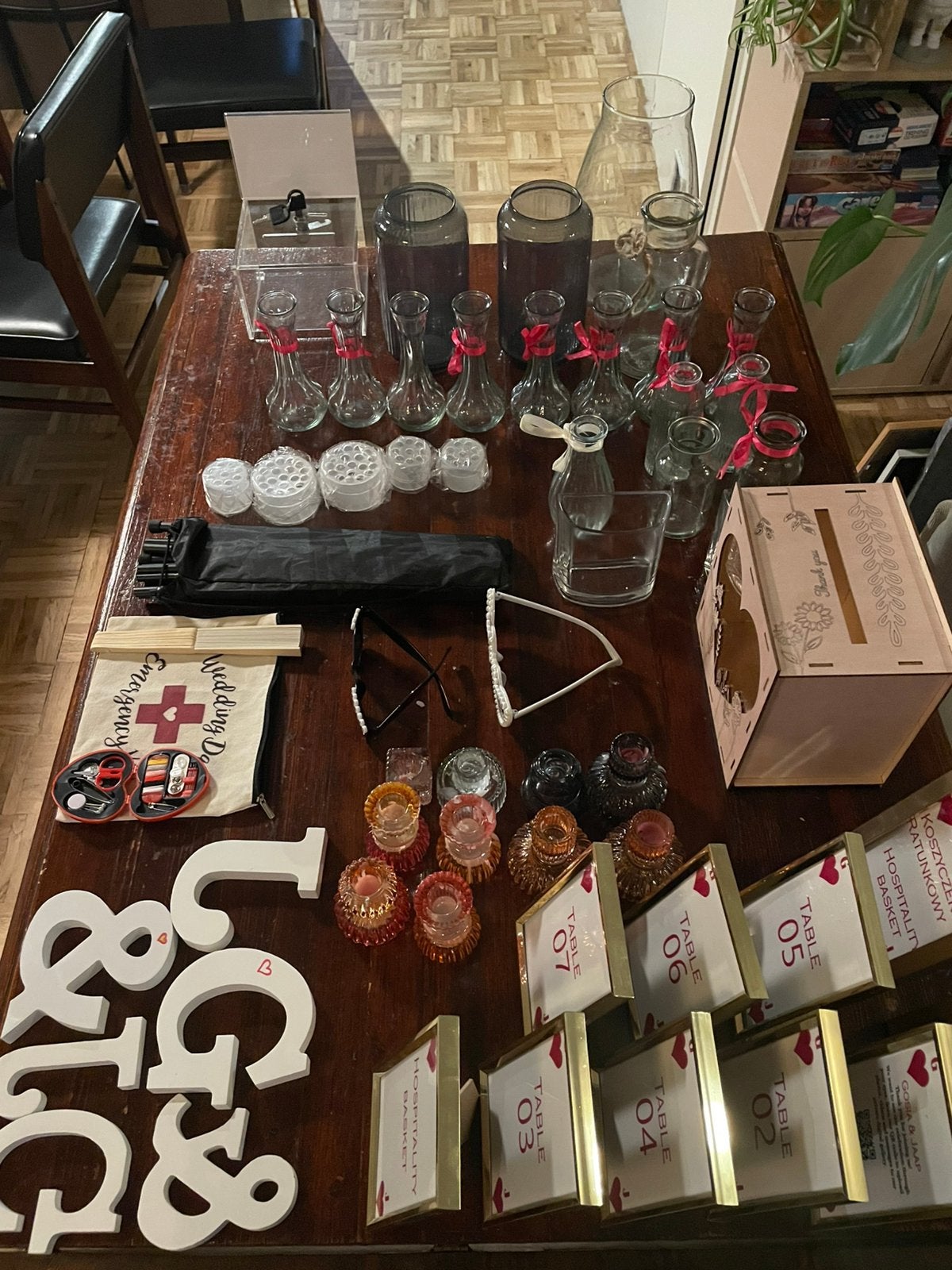 Bruiloftsdecoratie set:, Ophalen of Verzenden, Zo goed als nieuw, Versiering, Carnaval