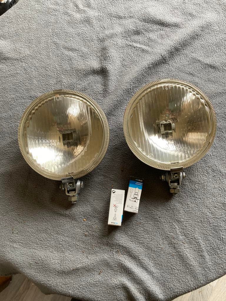 Oldtimer 2 Bosch verstralers type 160, Auto-onderdelen, Verlichting, Ophalen of Verzenden, Gebruikt