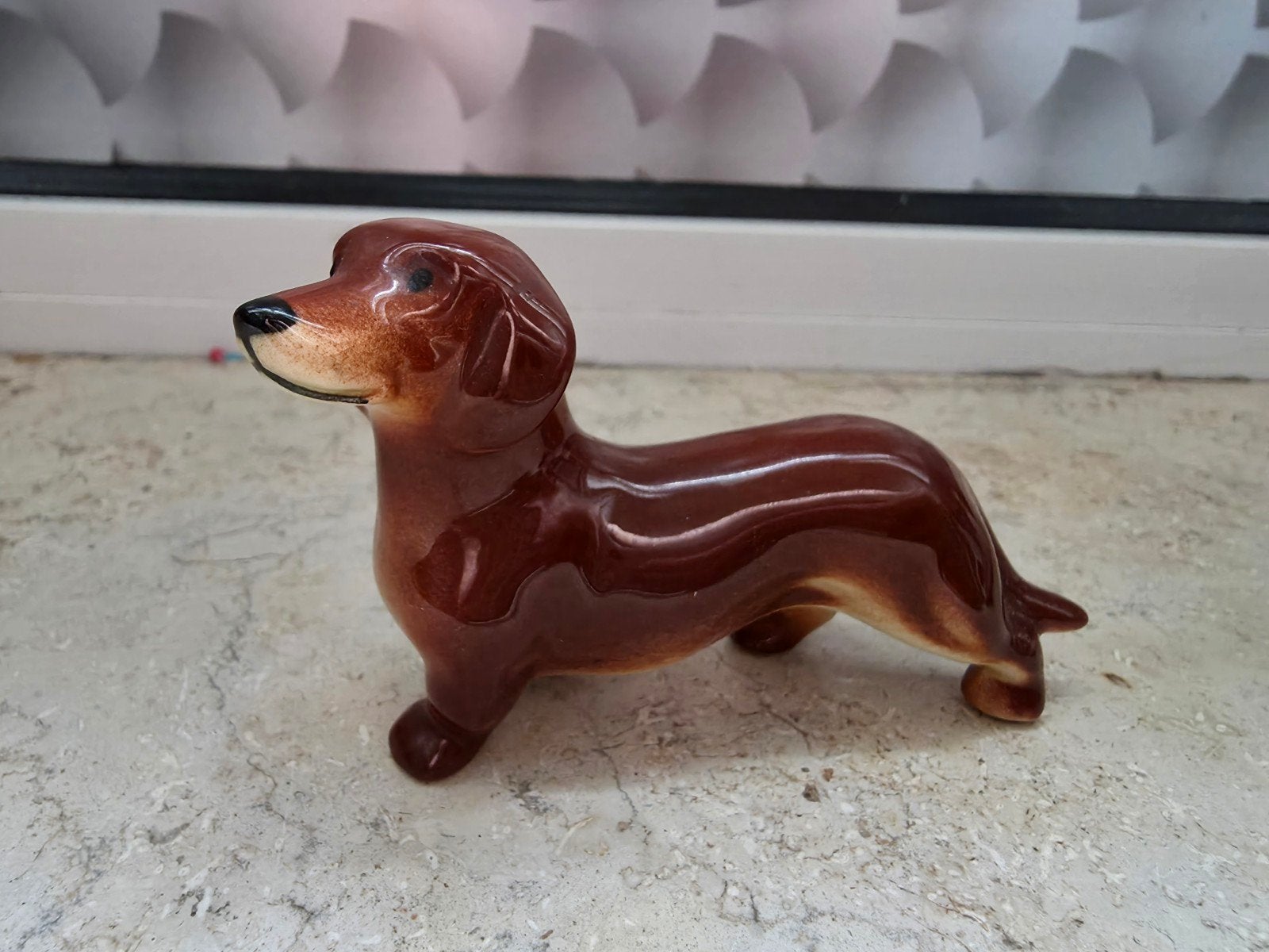 goebel vintage teckel, Verzamelen, Ophalen of Verzenden, Zo goed als nieuw, Hond of Kat, Beeldje of Figuurtje