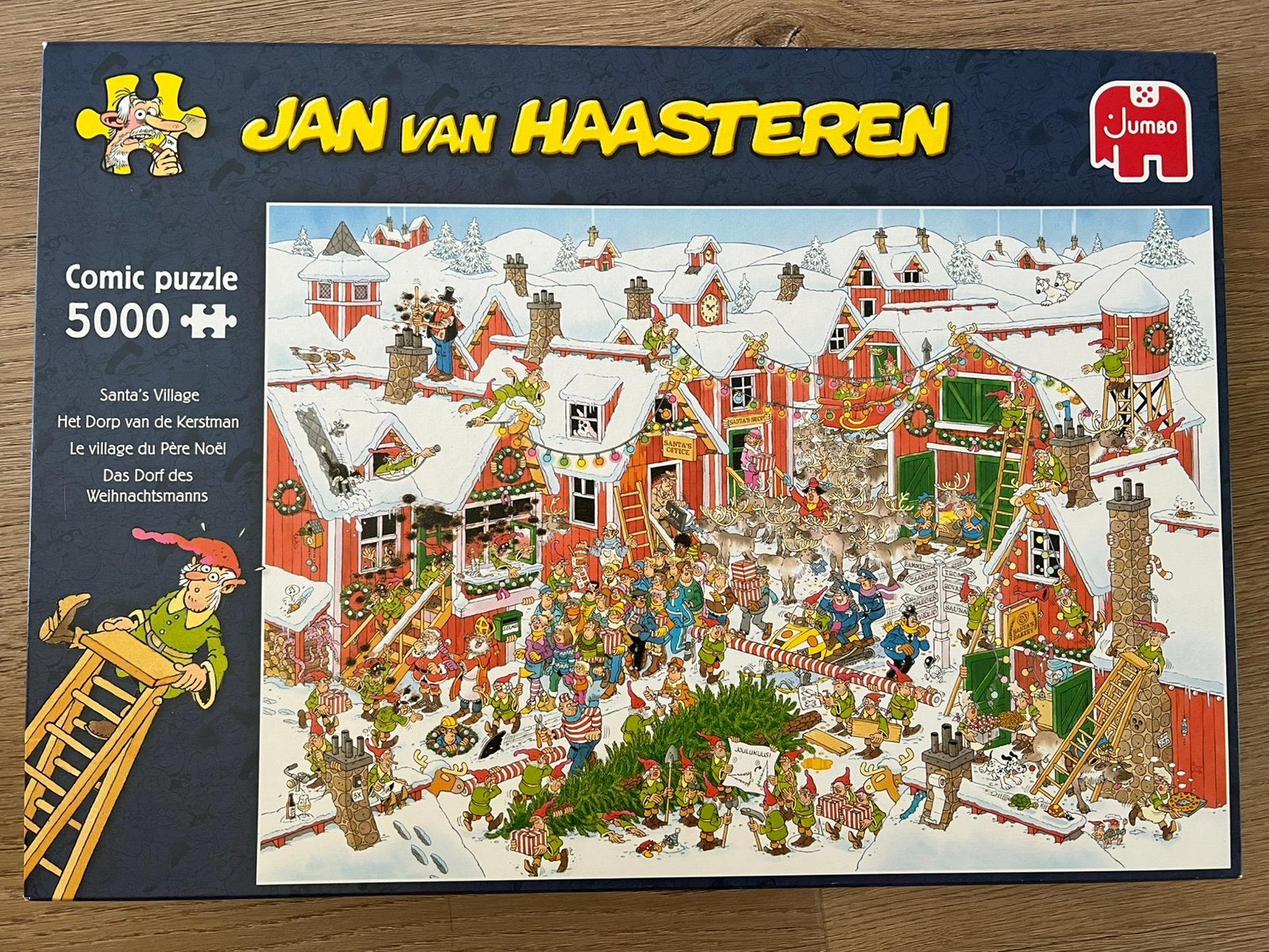 Jan van Haasteren puzzel 5000 stukjes, Ophalen of Verzenden, Meer dan 1500 stukjes, Gebruikt, Legpuzzel