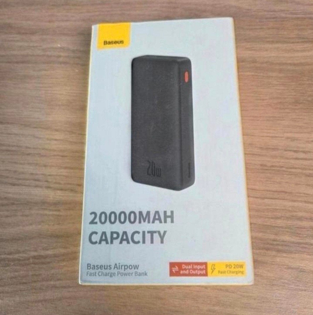 Baseus Powerbank 20000 mah, Ophalen of Verzenden, Nieuw