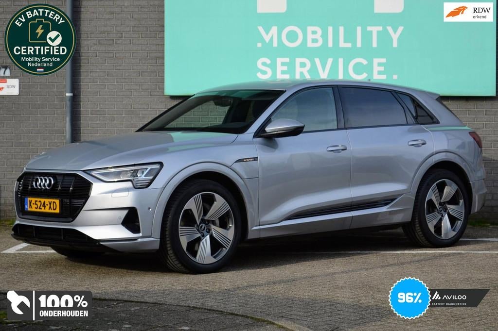 Audi E-tron E-tron 55 quattro advanced Pro Line Plus SOH96%, 131 €/maand, 95 kWh, 1583 min, Leder