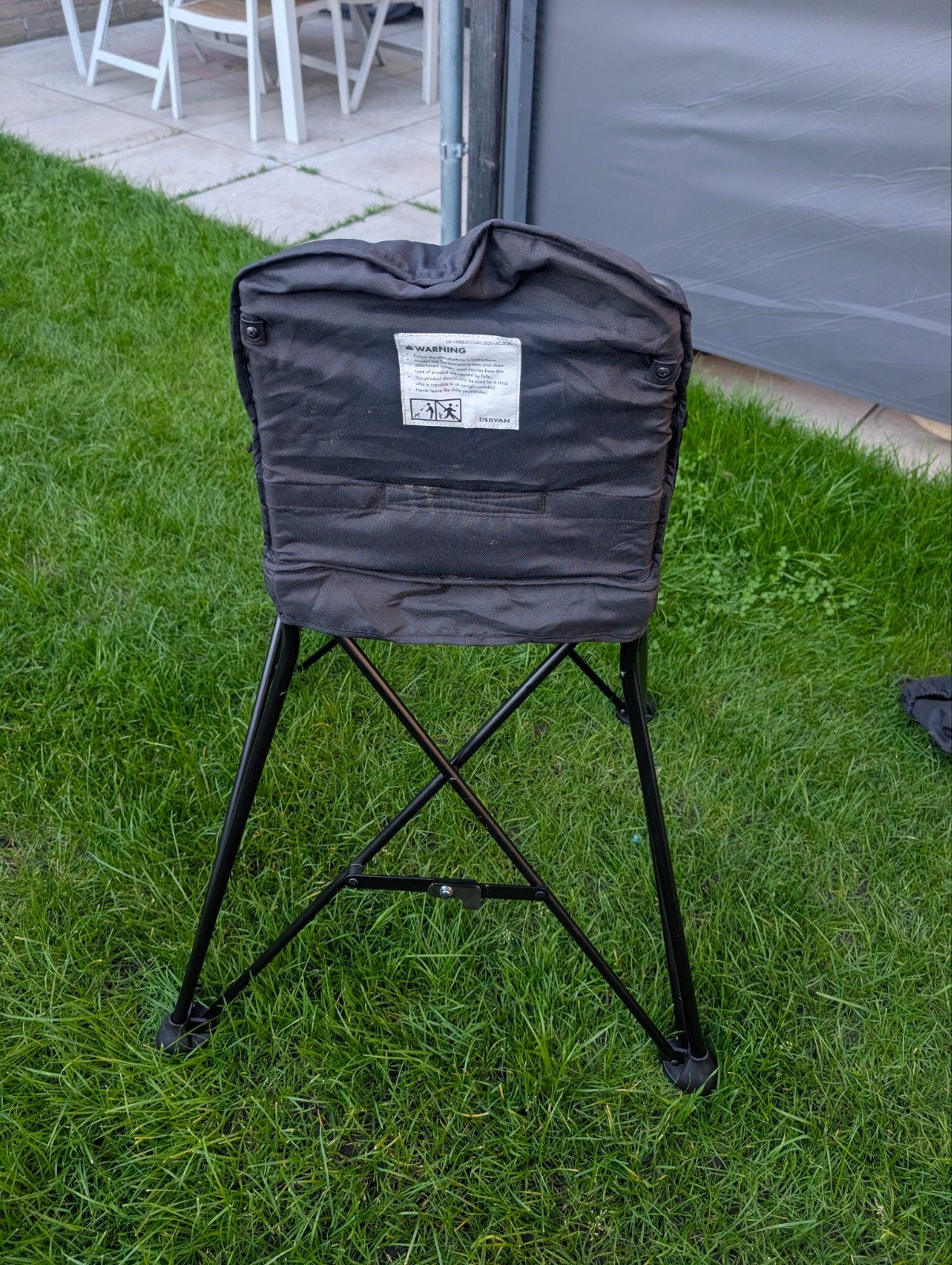 Deryan Campingstoel/Kinderstoel met Eetblad, Kinderen en Baby's, Ophalen, Gebruikt, Overige typen, Afneembaar eetblad