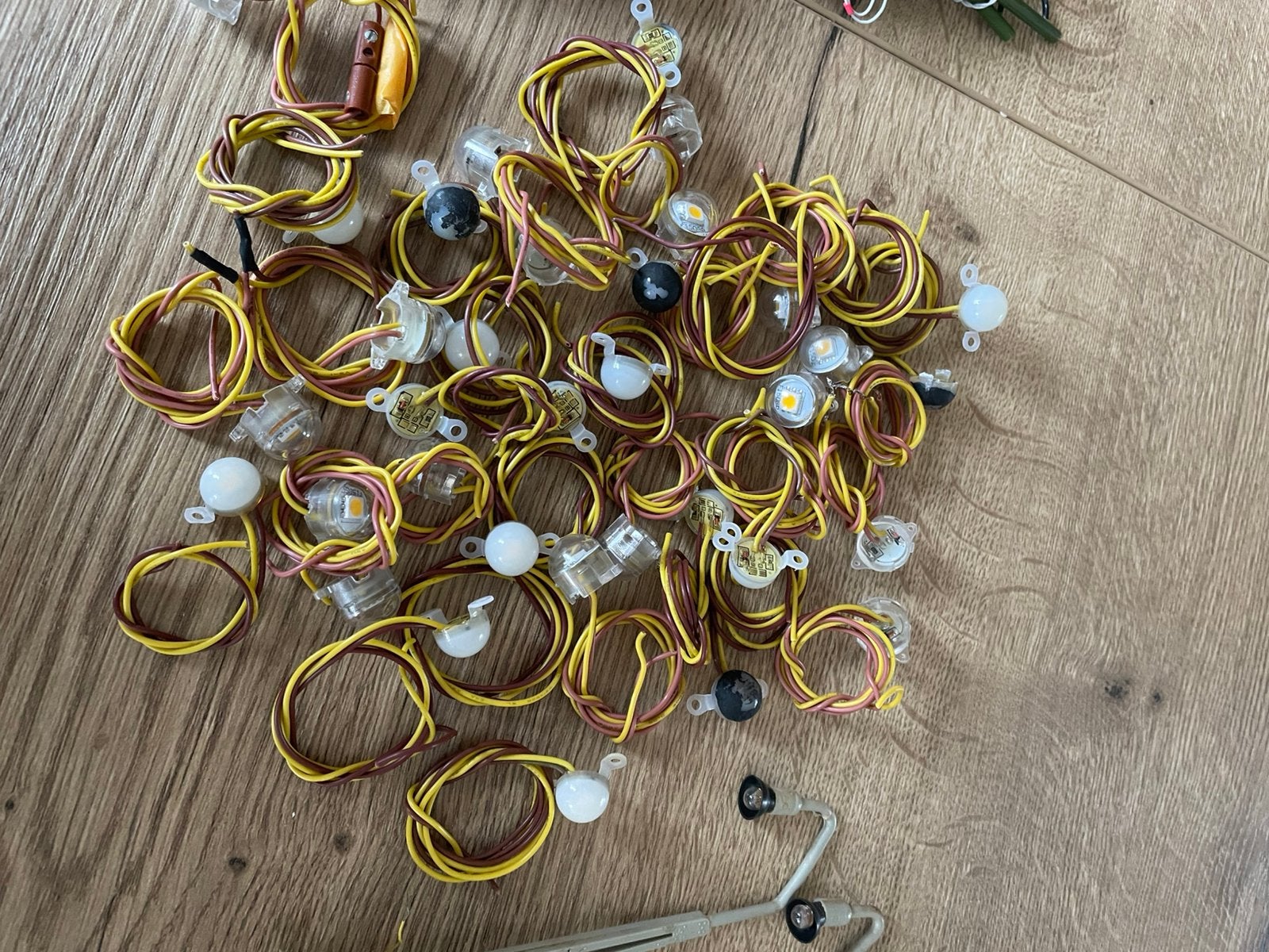 Led verlichting (34) voor huisjes en diversen, Hobby en Vrije tijd, Modeltreinen | H0, Zo goed als nieuw, Brug, Tunnel of Gebouw