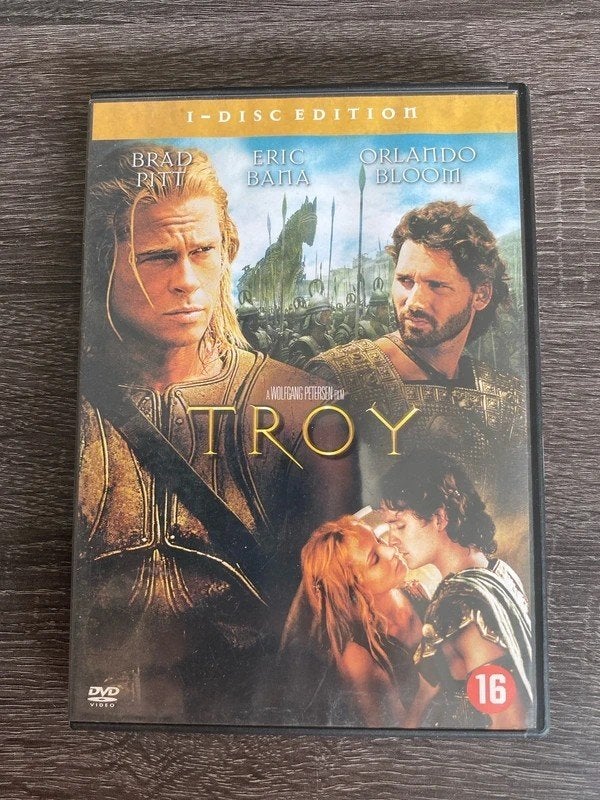 Troy -  met Brad Pitt en Orlando Bloom, Vanaf 16 jaar, Ophalen of Verzenden, Gebruikt, Historisch