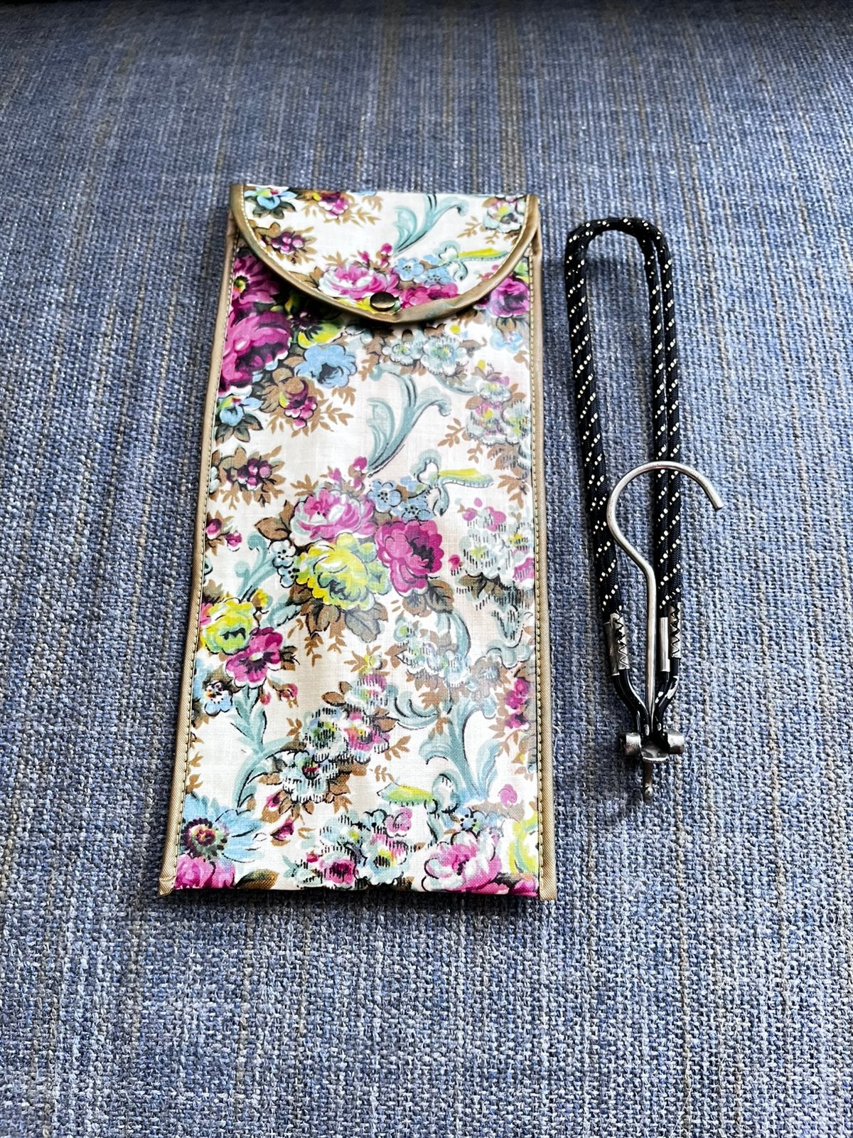 Vintage opvouwbare kledinghanger in reisetui, Kleding | Dames, Ophalen of Verzenden, Gebruikt