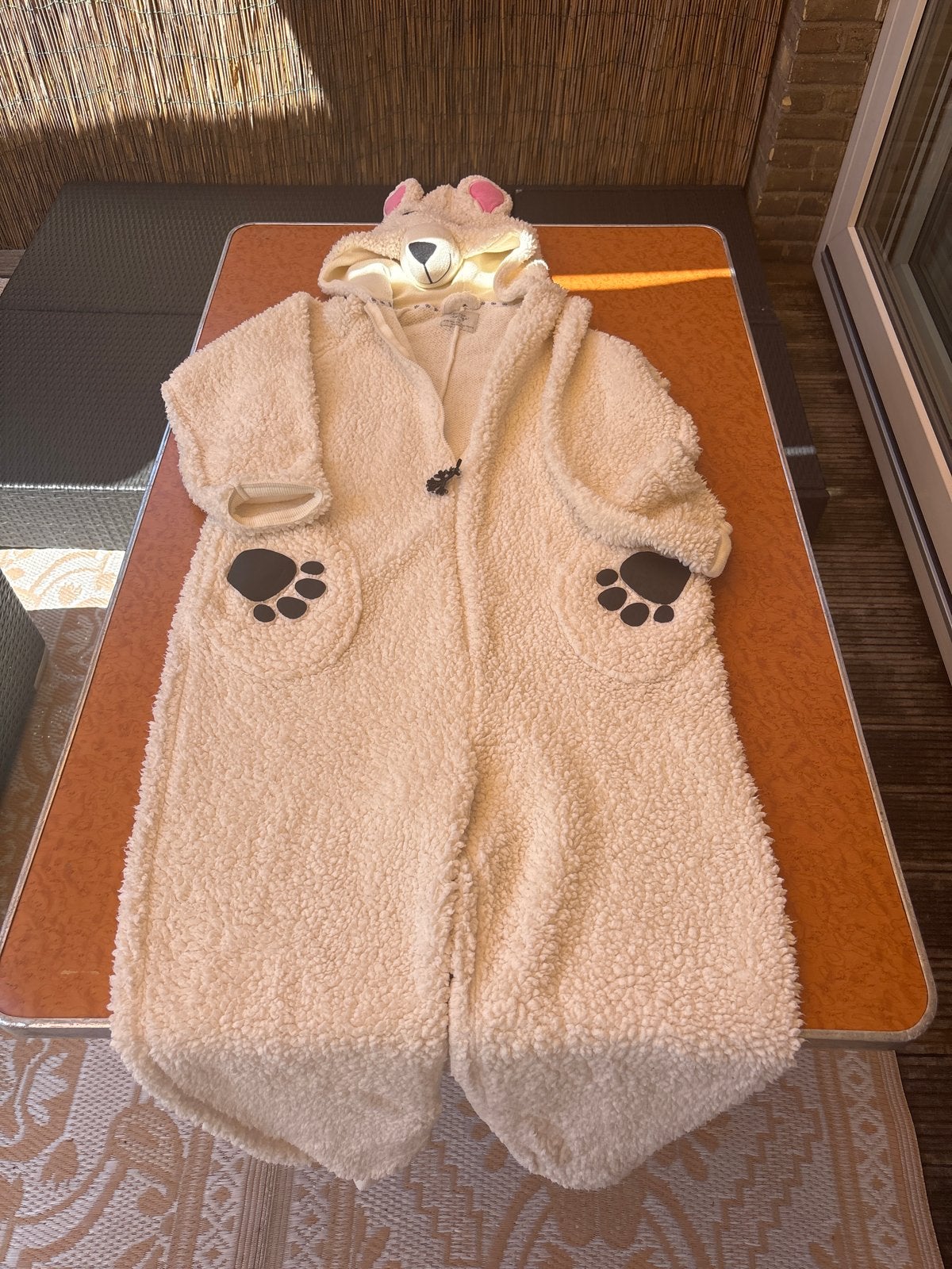 Love to Lounge onesie ijsbeer maat M, Ophalen of Verzenden, Zo goed als nieuw, Maat 38/40 (M), Wit