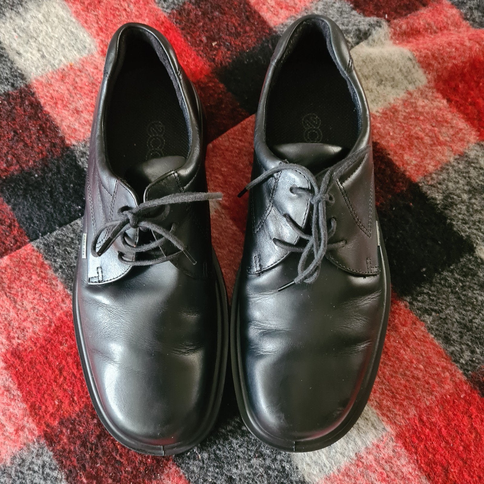 Ecco veters schoenen maat 42, Kleding | Heren, Schoenen, Ecco, Verzenden, Zwart, Zo goed als nieuw
