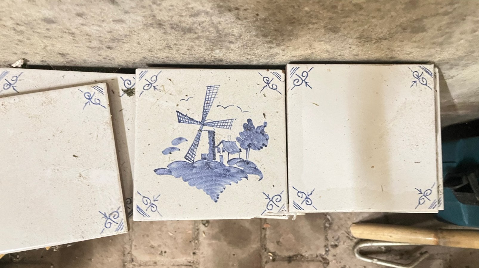 Tegels 13x13cm Delfts blauw, Antiek en Kunst, Antiek | Wandborden en Tegels, Ophalen