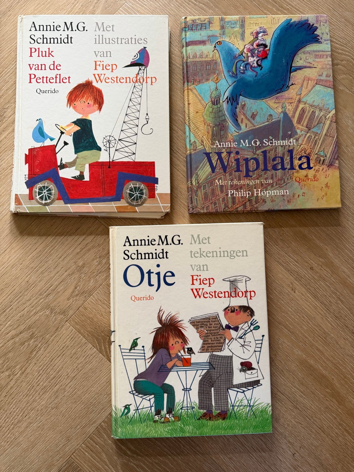 Annie M.G. Schmidt Boeken: Pluk, Wiplala, Otje (Gelezen), Ophalen of Verzenden, Gelezen, Fictie algemeen
